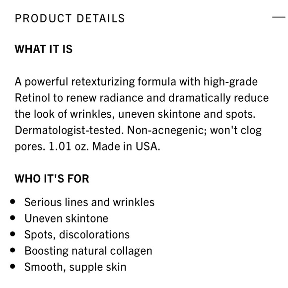 Estée Lauder Perfectionist Pro Rapid Renewal Retinol Treatment 1oz/30mL - Picture 9 of 10